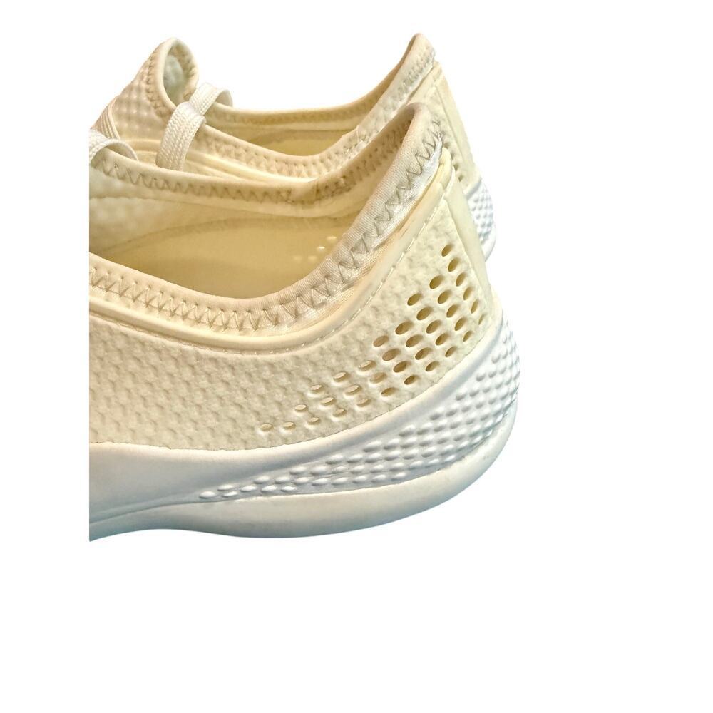 Crocs Literide 360 Pacer Cream Sneakers Men’s size 8 Women’s size 7 - Picture 6 of 6